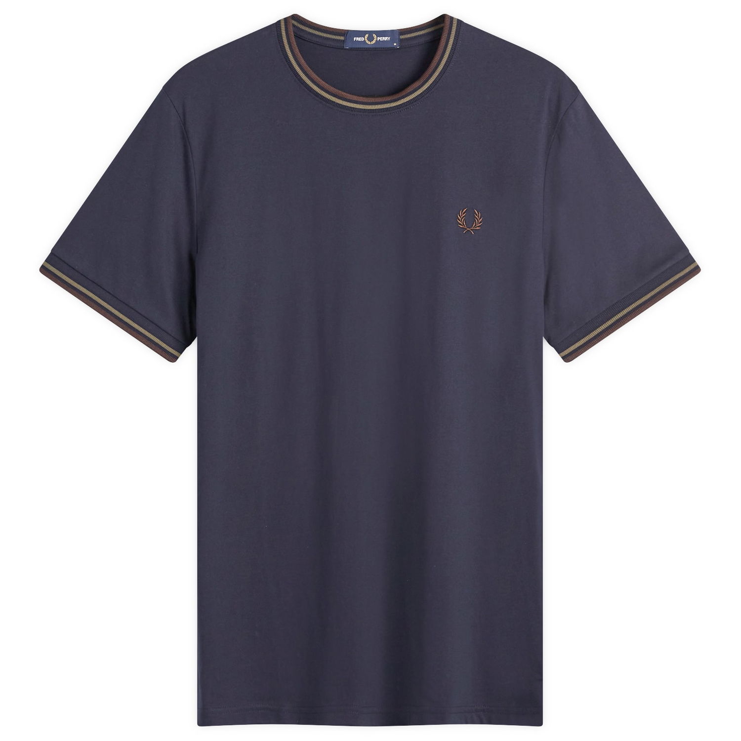 Тениска Fred Perry Twin Tipped T-Shirt Синьо | M1588-W65, 0
