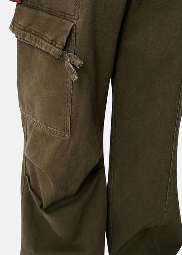 Карго панталони AXEL ARIGATO Dax Faded Wide-Leg Cargo Trousers Зелено | A3306001, 5