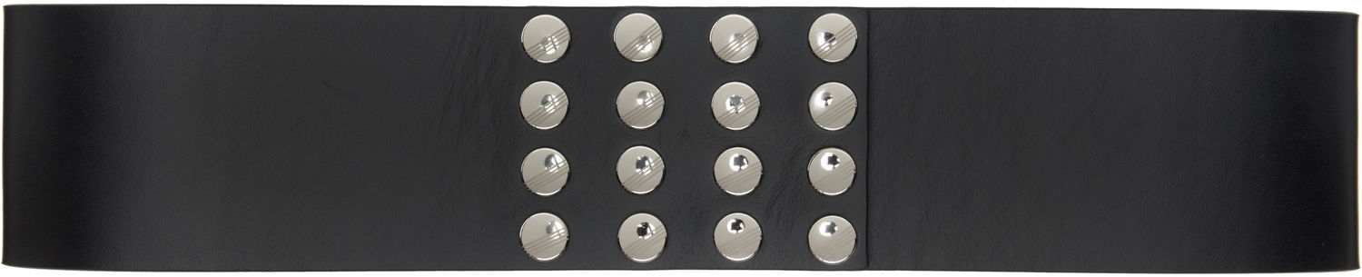 Колани The Attico The Attico Studded Wide Leather Belt Черно | 250WKE00025 LBT019AA, 0