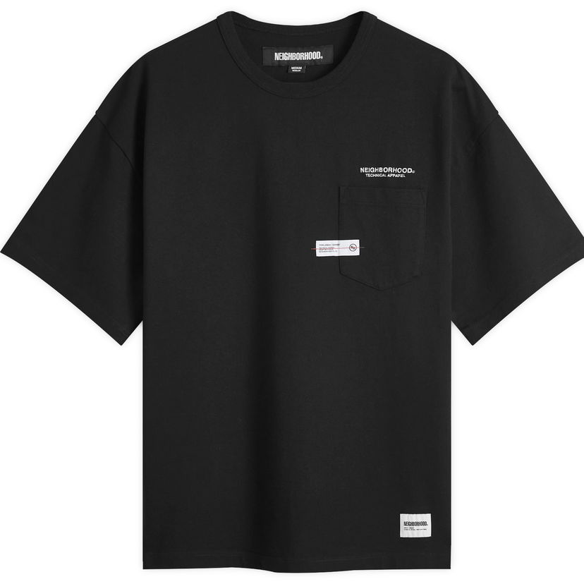 Тениска Neighborhood Classic Pocket T-Shirt Black Черно | 241FPNH-CSM06-BK