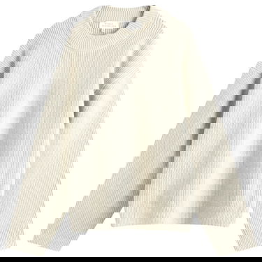 Пуловер Studio Nicholson Studio Nicholson Voe Rib Crew Knit, Size Small Бежово | VOESNM-1292-NTL, 1