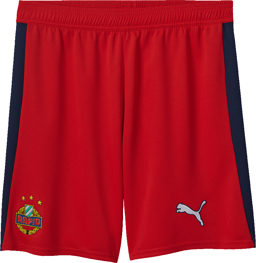 Къси панталони Puma SK Rapid Wien Away Shorts 2025/26 Червено | 6skr785216-02