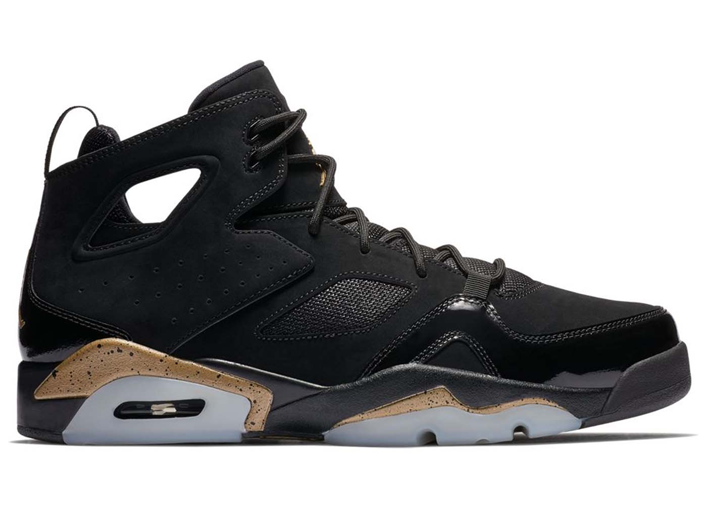 Кецове и обувки Jordan Flight Club 91 Black Metallic Gold 2018 Черно | 555475-031, 0