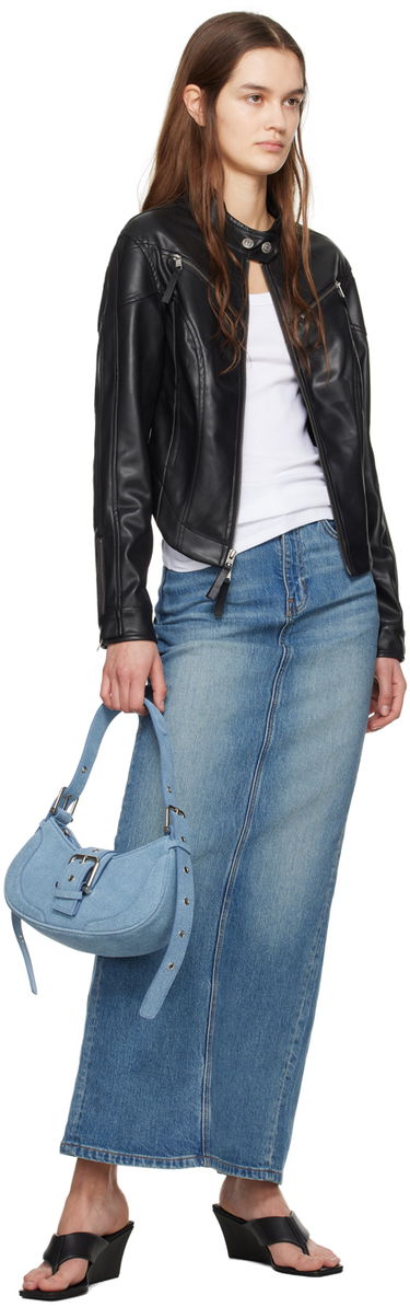 Чанта през рамо OSOI Denim Shoulder Bag Синьо | 23SB050-02-08, 3