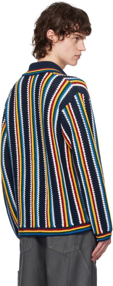 Пуловер Casablanca Casablanca Stripe Crochet Cardigan Многоцветен | MPS25-KW-836-01, 2