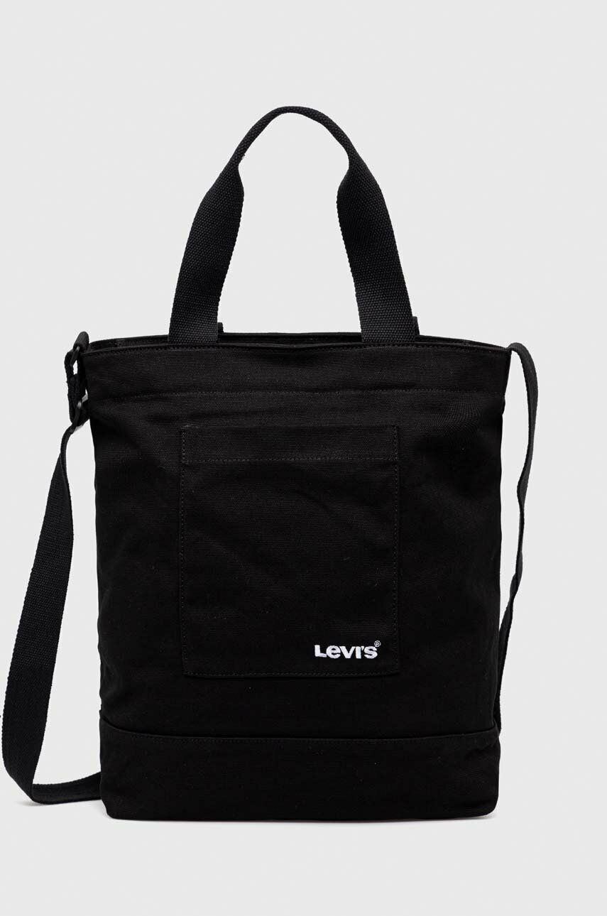 Голяма пазарска чанта Levi's ® Icon Tote Bag Черно | D7545.0001, 0
