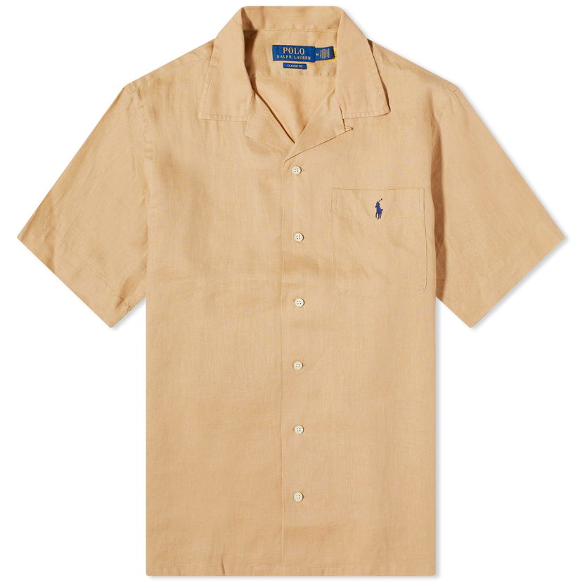 Риза Polo by Ralph Lauren Linen Vacation Shirt Vintage Khaki Бежово | 710938425007