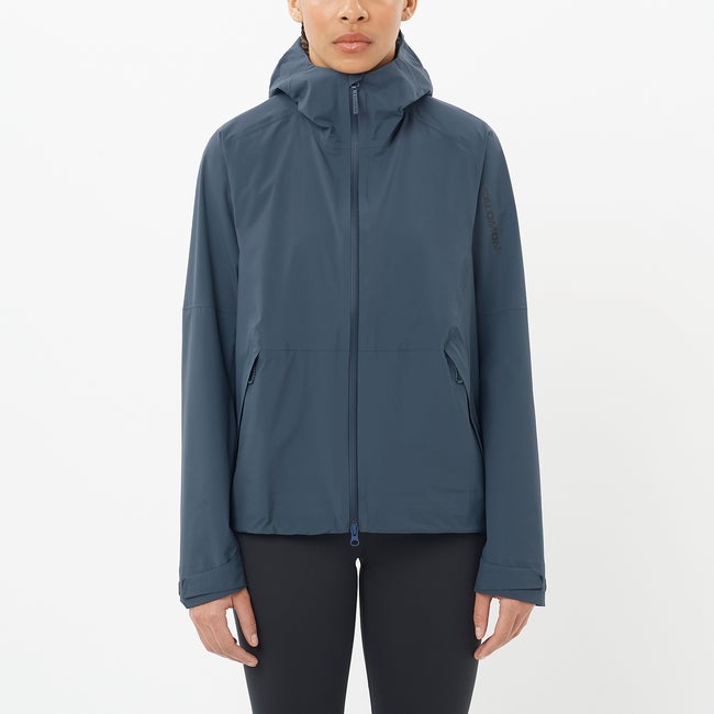 Яке Salomon Outerpath 2.5L Hooded Jacket Синьо | LC2646700, 0