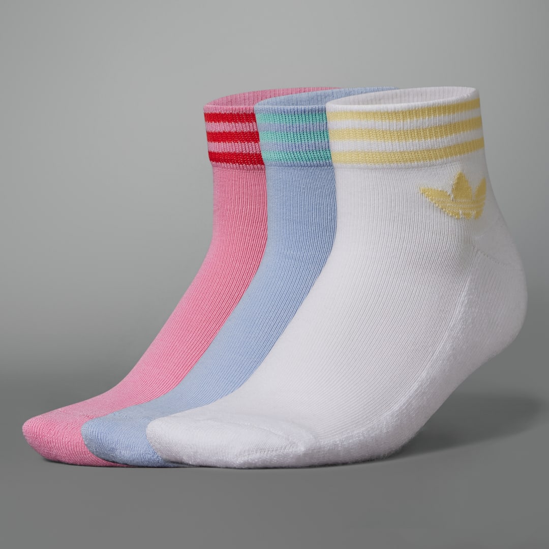 Чорапи adidas Originals Trefoil Ankle Socks 3-pack Многоцветен | IT5523, 1