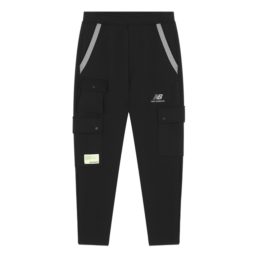 Карго панталони New Balance Logo Cargo Pants Черно | AMP21365-BK