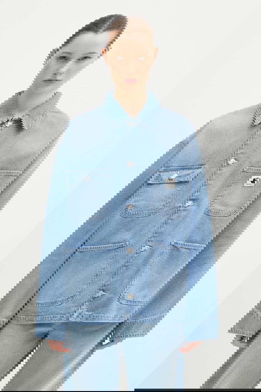 Яке Carhartt WIP OG Michigan Coat Transitional Denim Jacket Синьо | I031923.01ZO, 0