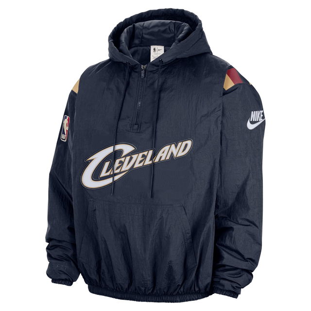 Cleveland Cavaliers Therma-FIT Hardwood Clasics 1/2-Zip Hoodie