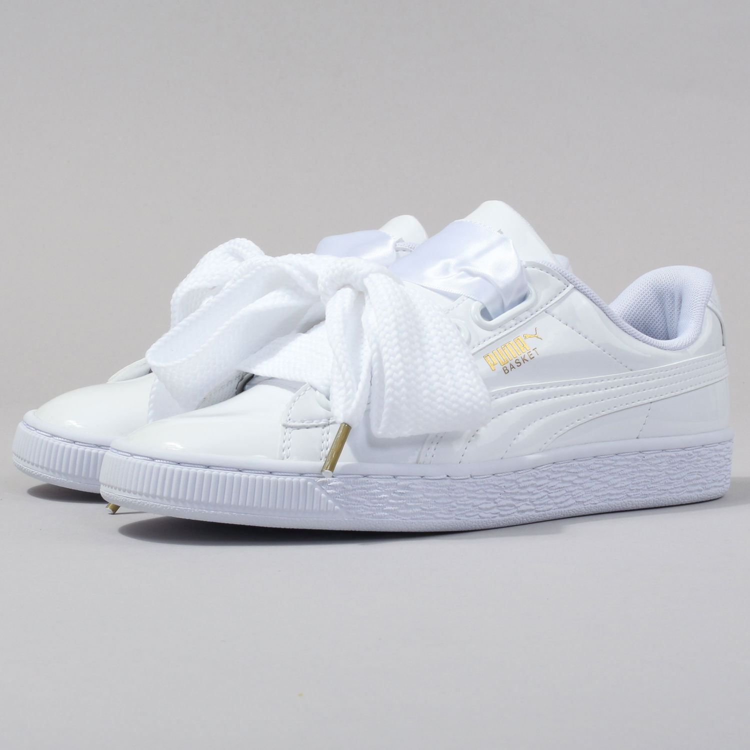 Кецове и обувки Puma Basket Heart Patent W Бяло | 363073 02, 1