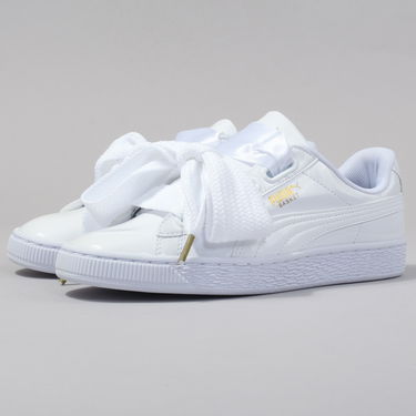 Кецове и обувки Puma Basket Heart Patent W Бяло | 363073 02, 1