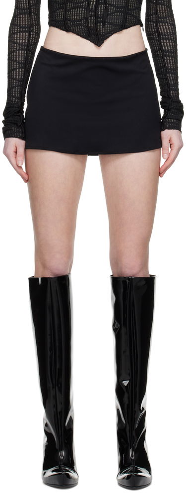 Пола GUIZIO Guizio Micro Miniskirt Черно | DGF22S203, 0