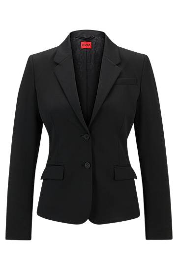 Яке BOSS Stretch Notch Lapel Jacket Черно | 50516131, 0