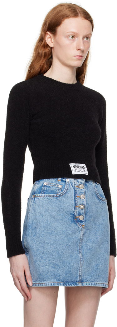 Пуловер Moschino Moschino Jeans Crewneck Sweater Черно | 0930 8204, 1
