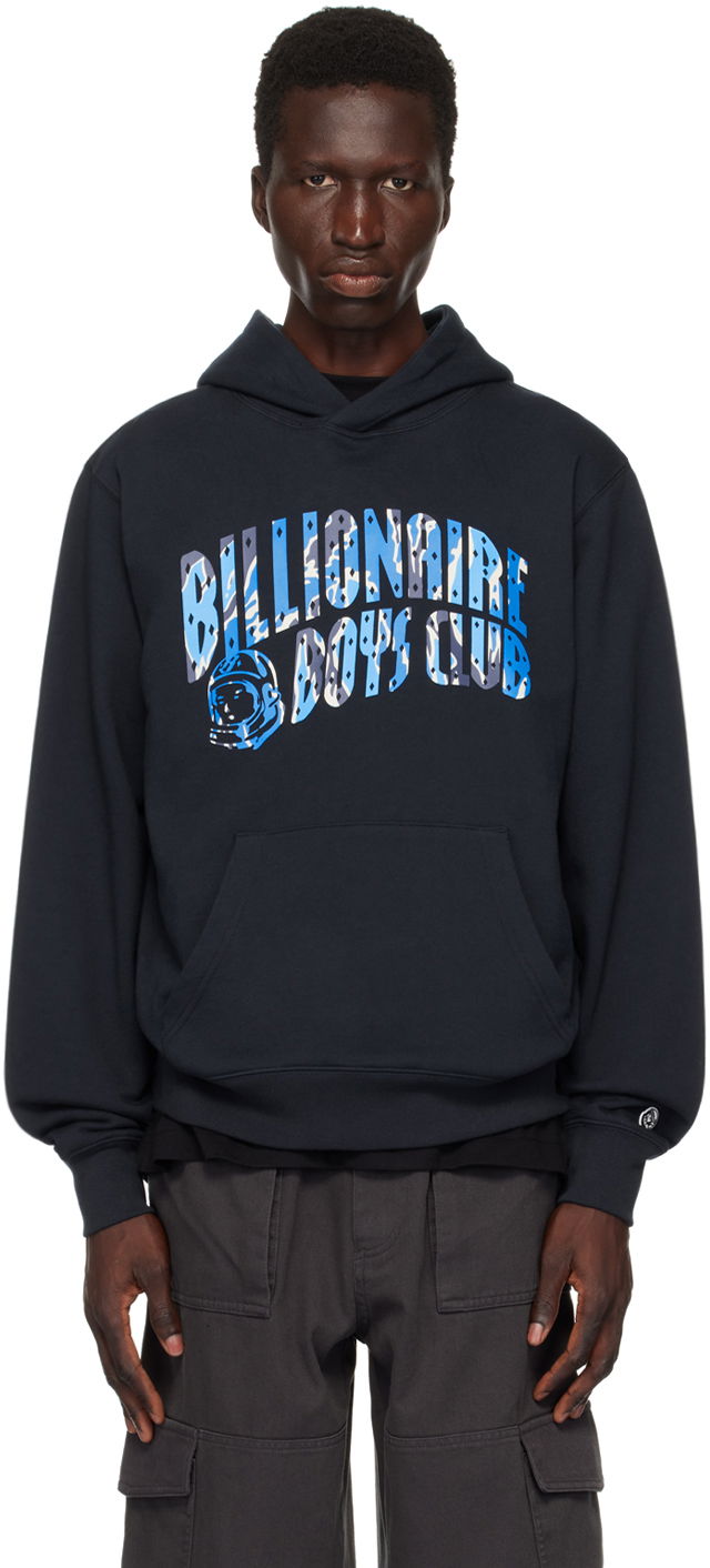 Суитчър BILLIONAIRE BOYS CLUB Camo Arch Logo Hoodie Тъмно синьо | B24231, 0