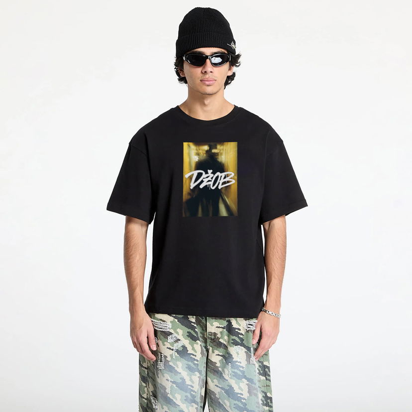 Тениска Footshop FTSHP x Džob T-Shirt Черно | FTSHP_545
