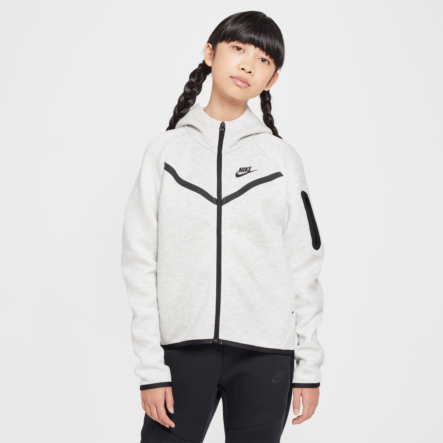 Суитчър Nike Sportswear Tech Fleece Full-Zip Hoodie Сиво | HV8695-013, 0