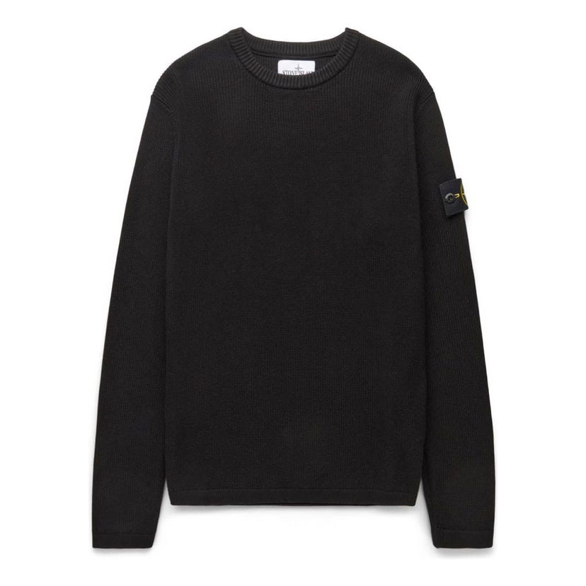 Пуловер Stone Island Logo Patch Knit Jumper Черно | 7815507D8-V0029