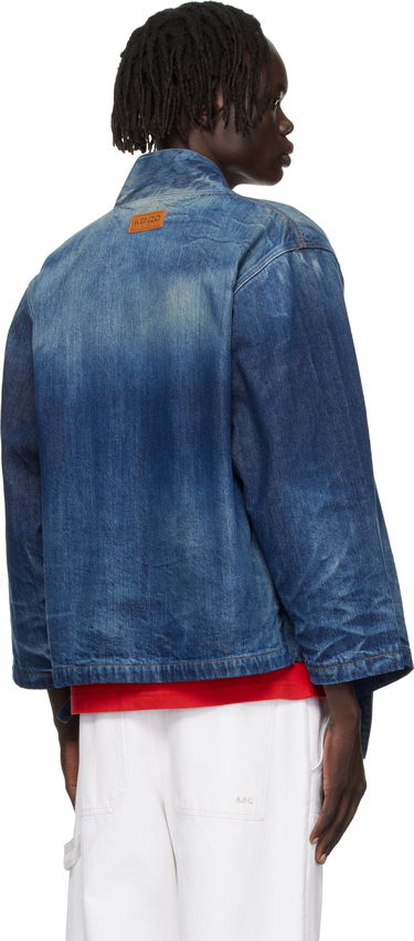 Яке KENZO Kenzo Paris Kimono Denim Jacket Синьо | FF65DV1466I7, 2