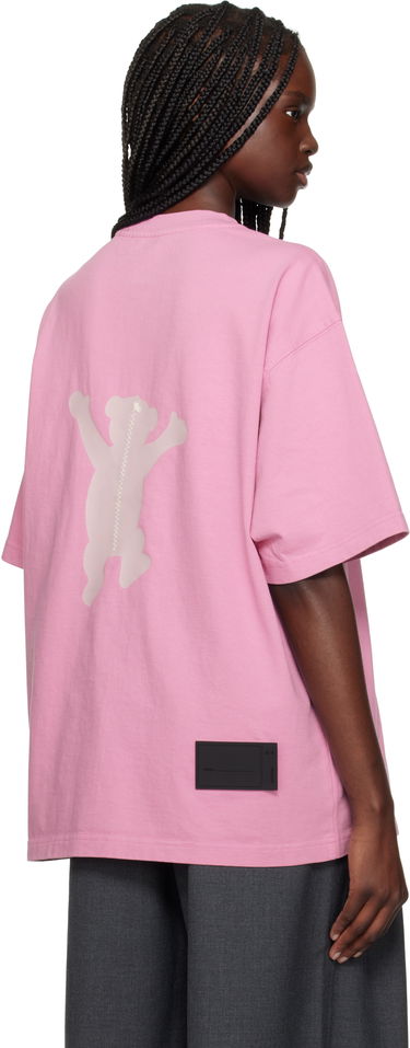 Тениска We11done We11done Teddy Logo T-Shirt Розово | WD-TT3-22-715-U-PK, 2