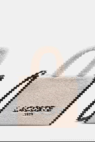 Голяма пазарска чанта Lacoste Lacoste Women's Shearling Tote Bag Бежово | NF5116HX, 0