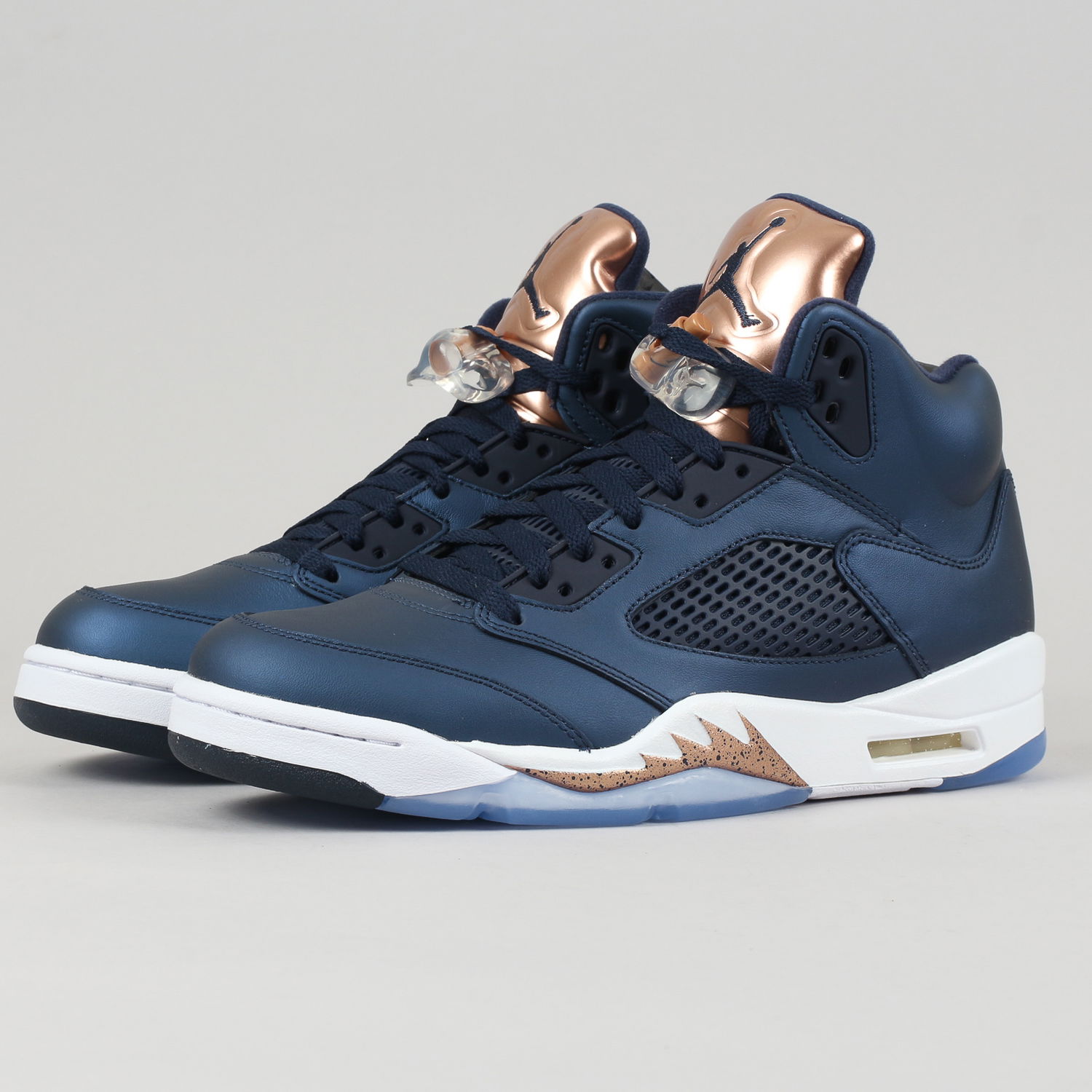 Кецове и обувки Jordan Air Jordan 5 Retro "Bronze" Тъмно синьо | 136027-416, 1