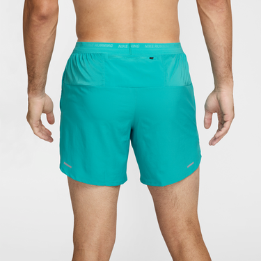 Къси панталони Nike 7" Dri-FIT Stride Running Shorts with Liner Тюркоазено | DM4761-345, 2