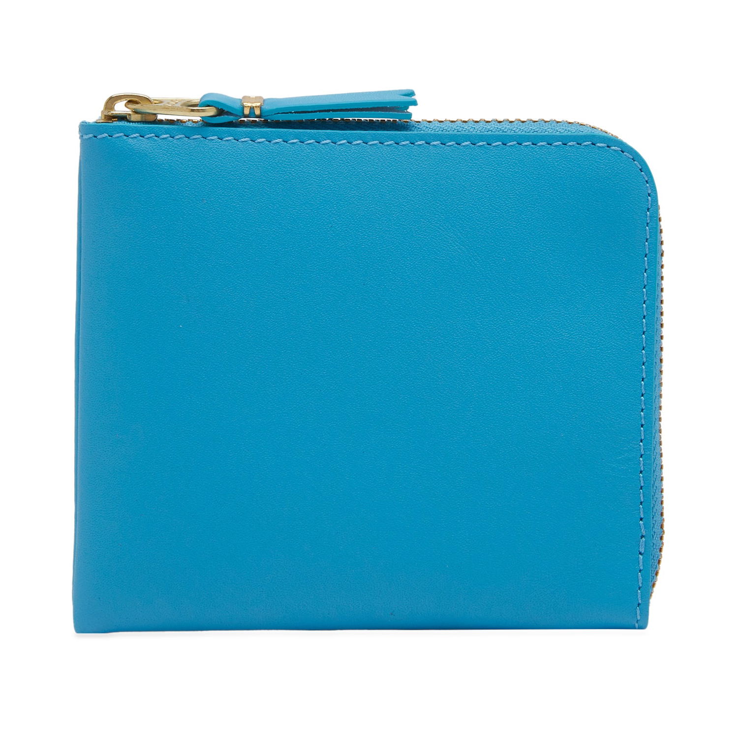 Портфейл Comme des Garçons Classic Leather Zip Wallet Синьо | SA3100-BL, 0