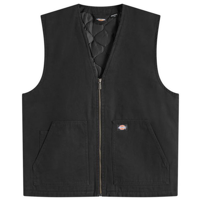 Duck Canvas Vest with Quilted Lining