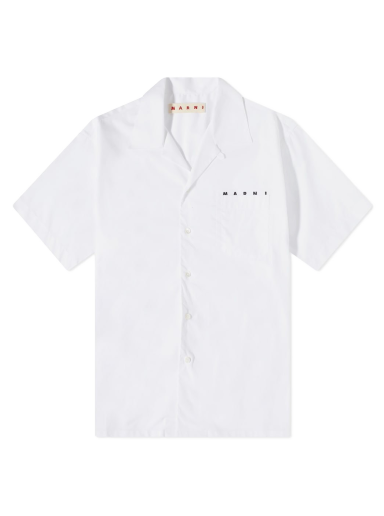 Pocket Logo Vacation Shirt Lily White