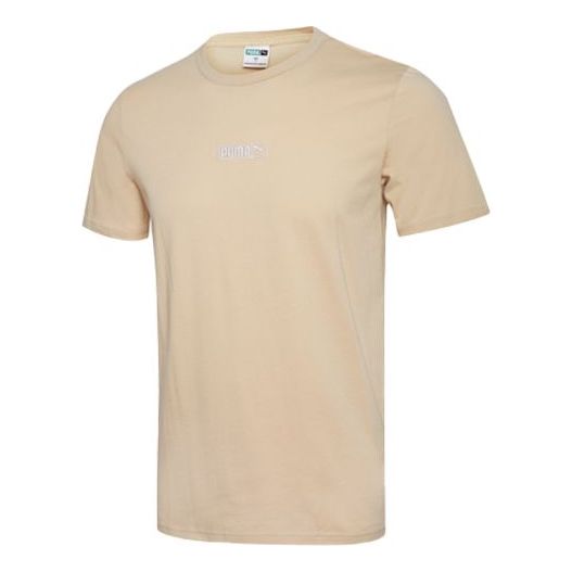 Тениска Puma Classics Round-neck T-Shirt Бежово | 584428-69