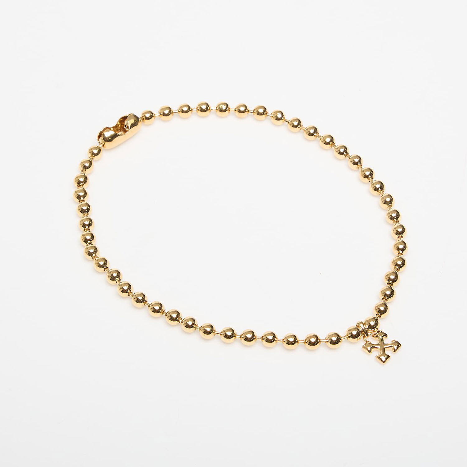 Колие Off-White Off-White Arrow Ball Chain Necklace Жълто | OWOB13WF25MET0017600, 0