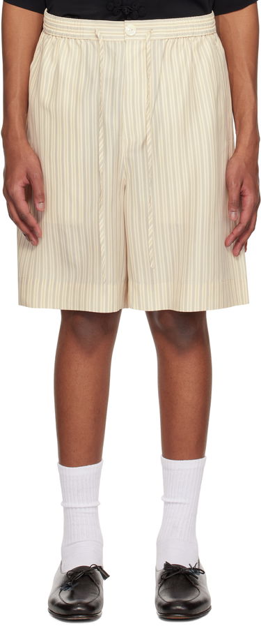 Къси панталони Róhe Róhe Loose Drawcord Silk Shorts Бежово | 314-32-090, 0
