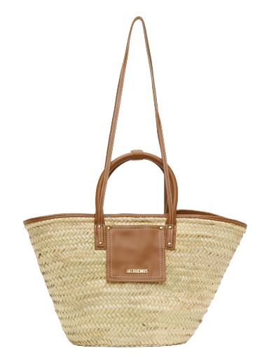 Голяма пазарска чанта Jacquemus Le Raphia 'Le Panier Soli' Tote Bag Бежово | 23E223BA045-3072