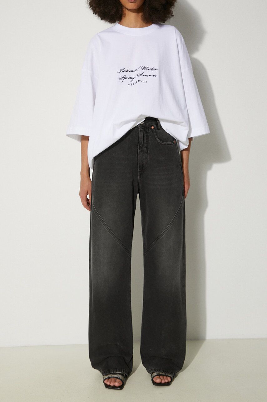 Дънки Maison Margiela High Waist Jeans Черно | S62LB0160, 0