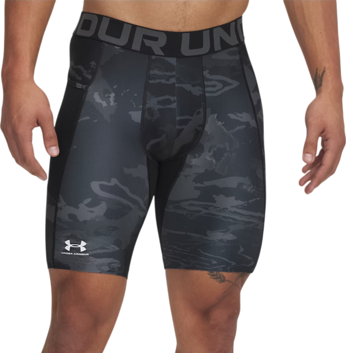 Боксерки Under Armour HeatGear® Printed Long Shorts Черно | 1383323-002, 0