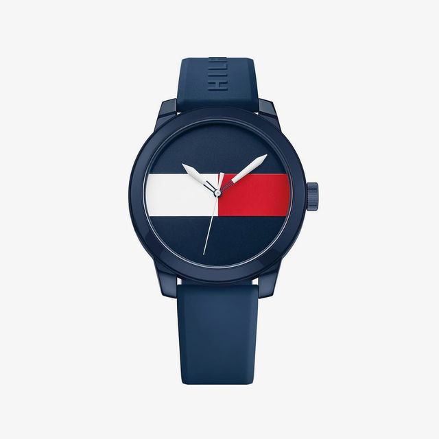 Denim Universal Flag Dial Watch