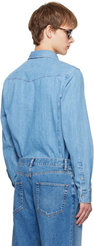 Риза Tom Ford TOM FORD Western Denim Shirt Синьо | HDS001-FMC239, 2