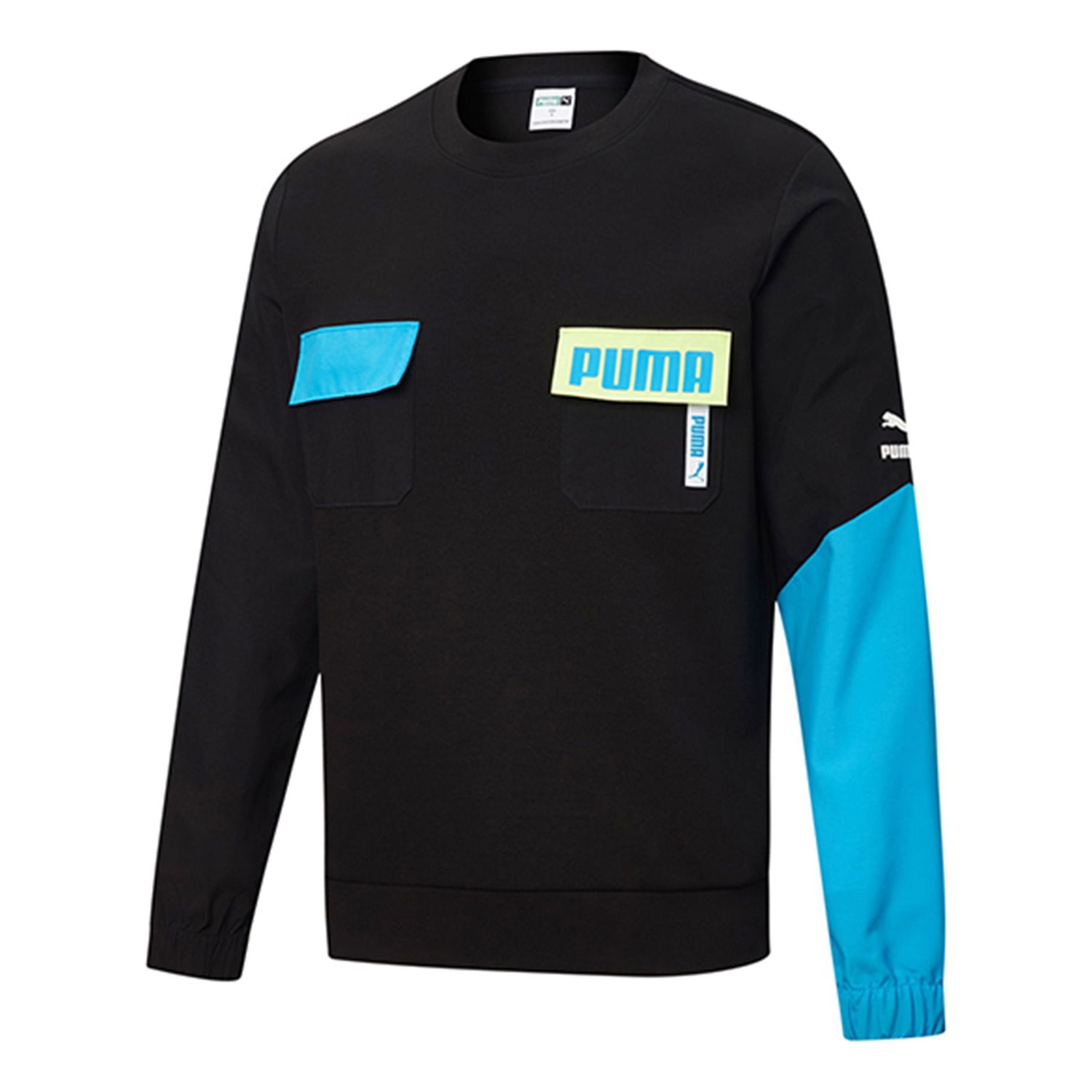 Пуловер Puma Patched Crew Neck Sweater Черно | 532181-01, 0