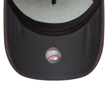 Шапка с козирка New Era MLB Foam Script 9FORTY Trucker LA Dodgers Adjustable Hat Кафяво | 60691183, 5