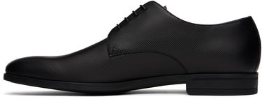 Облекло BOSS BOSS Structured Leather Derbys Черно | 50499843, 2