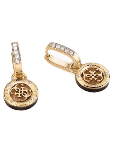 Обеци GUESS "4G Loop” Earrings Металик | JUBE02286JW