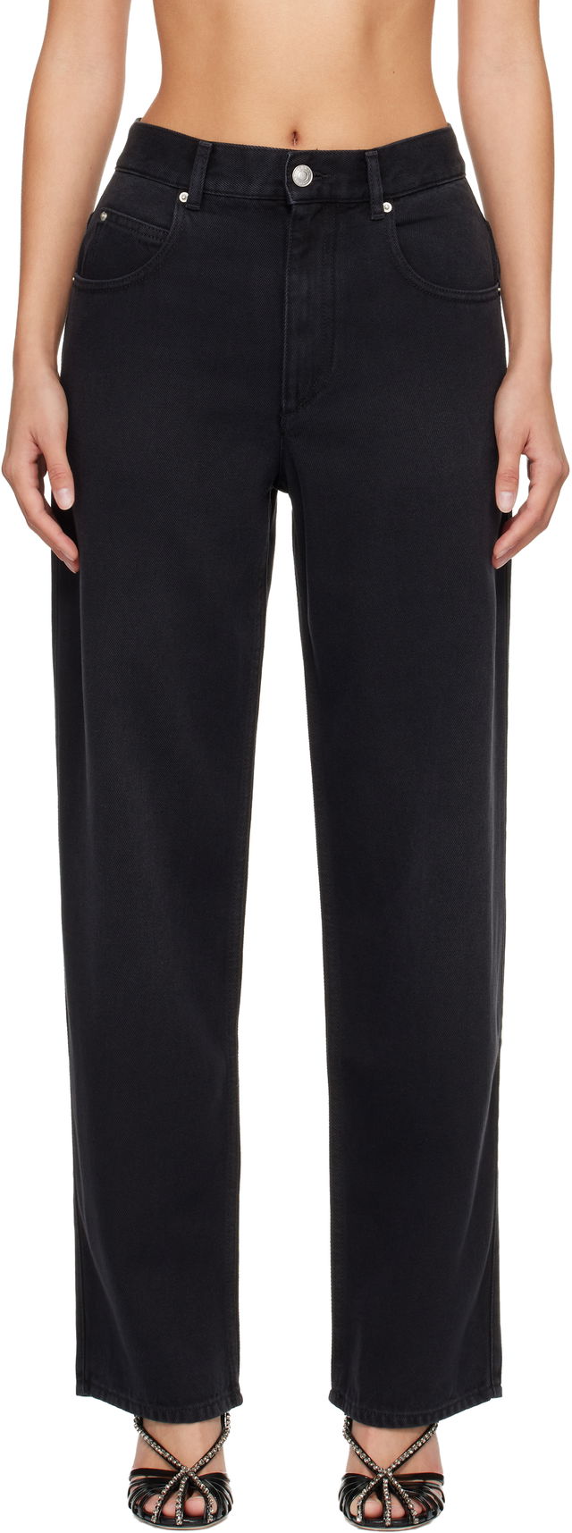 Jenny High-Waisted Straight-Leg Jeans