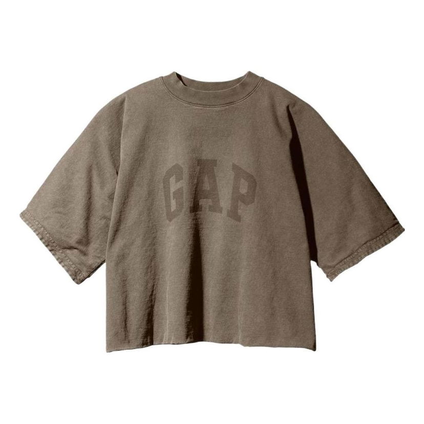 Тениска GAP Yeezy Gap Engineered by Balenciaga 3/4 Sleeve T-Shirt Кафяво | YEEZY-SS22-012
