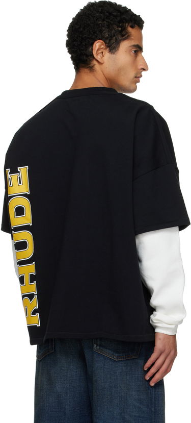 Тениска Rhude 'Rhude' Steel Double-Layered T-shirt Черно | RHPF25TT19012, 2