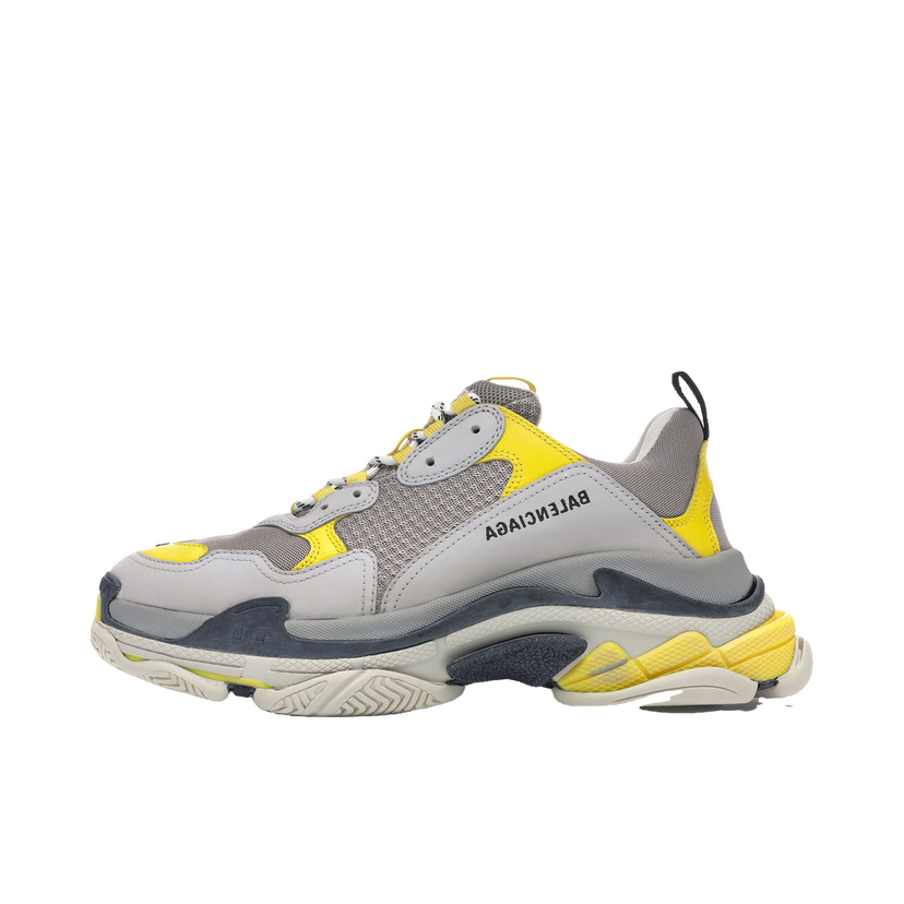 Кецове и обувки Balenciaga Triple S Grey Yellow Black Сиво | 536737W09OH7074
