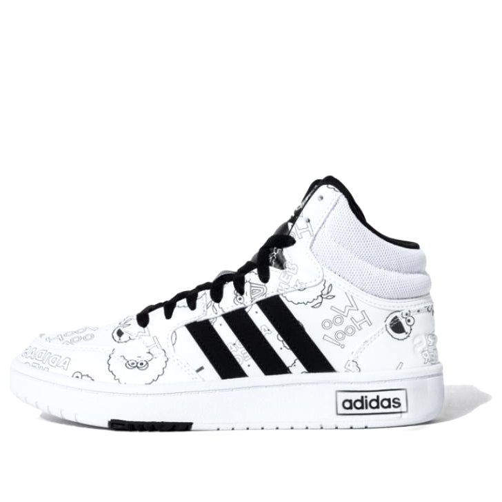 Кецове и обувки adidas Performance Neo Hoops 3.0 Sesame Street Бяло | HQ9813